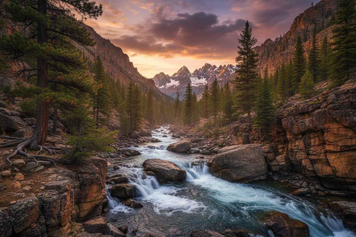 Mountain River Canyon